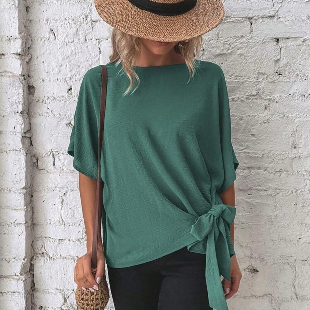 Elegant Green Women's Top